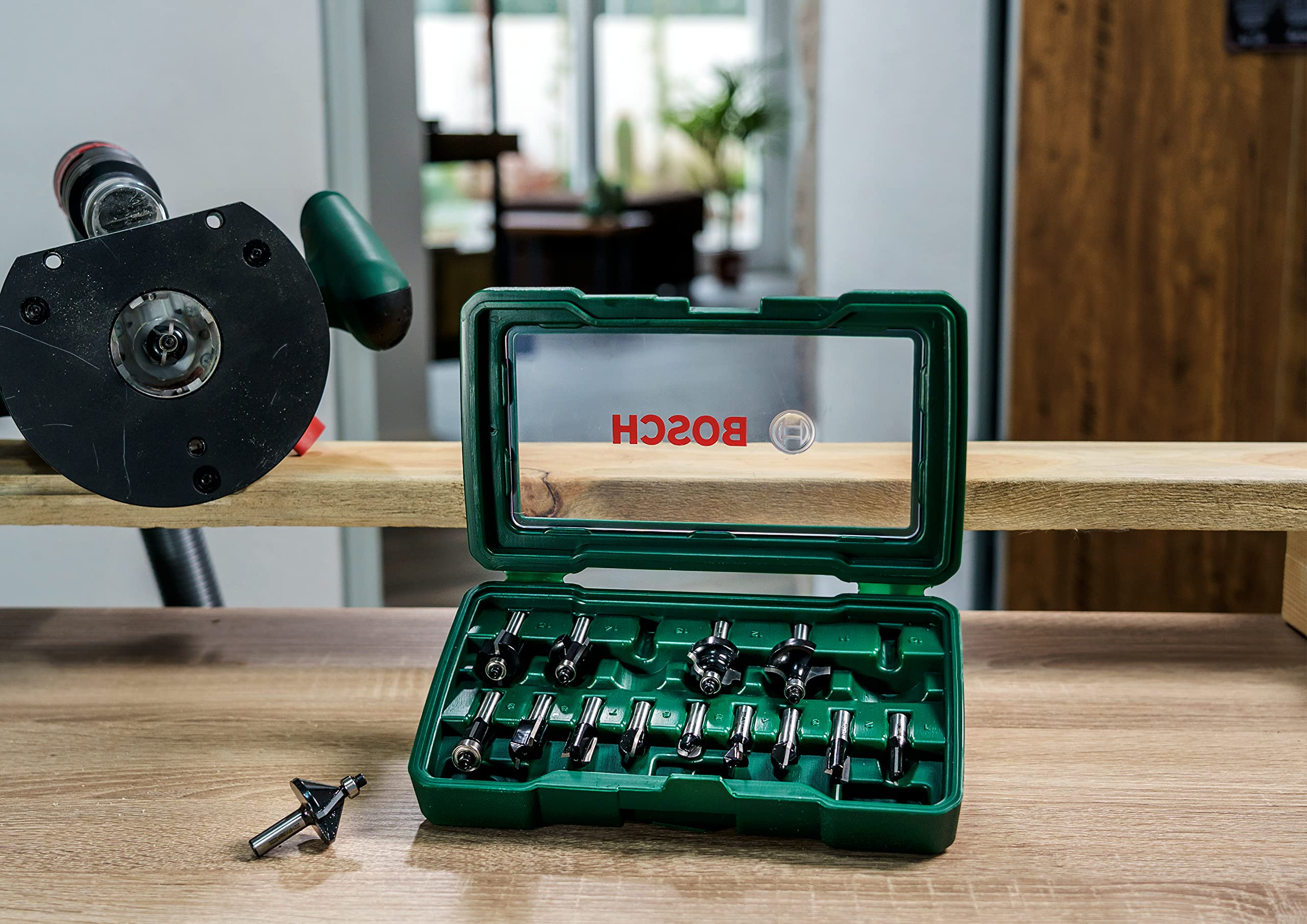 Bosch Set 15 Frese Legno codolo 1/4" metallo duro