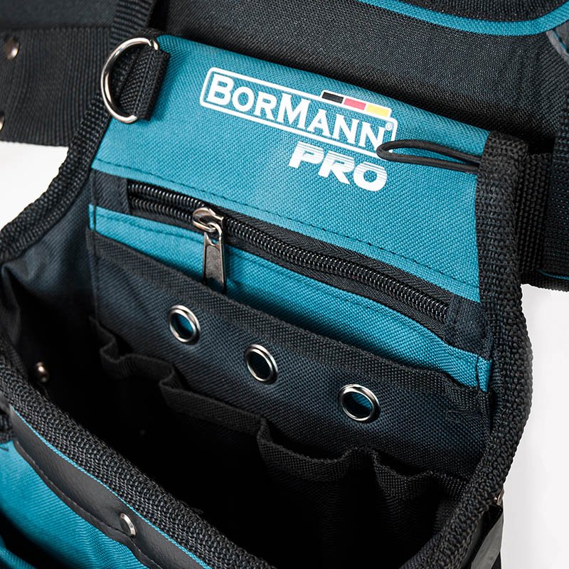 Bormann Cintura Portautensili Heavy Duty 12 Tasche impermeabile