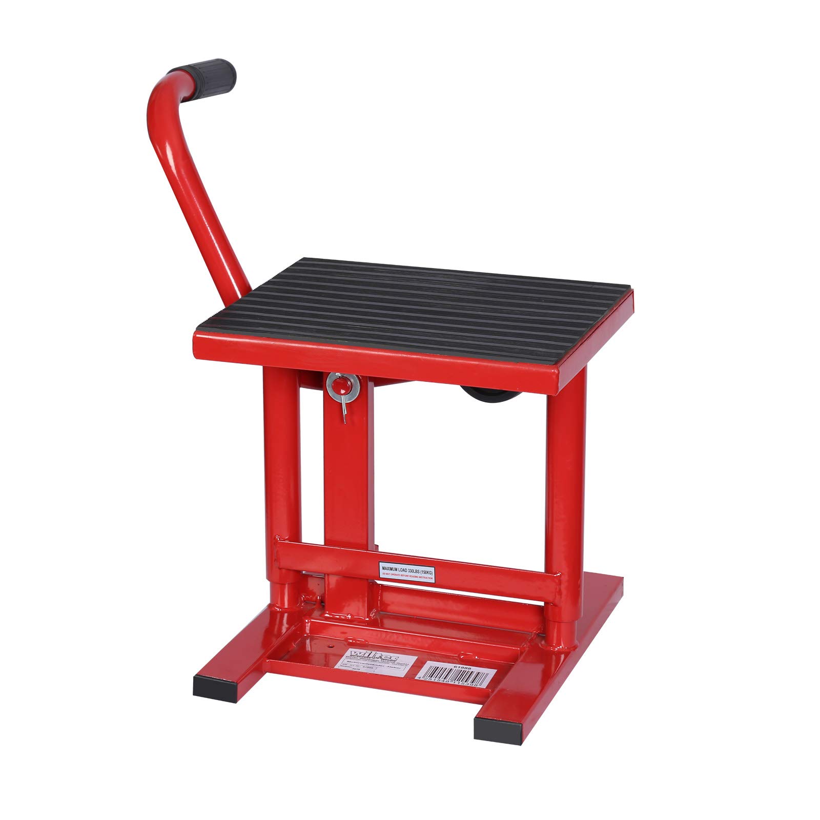 Wiltec Alzamoto Idraulico 135 kg 15-48 cm Pedana Moto