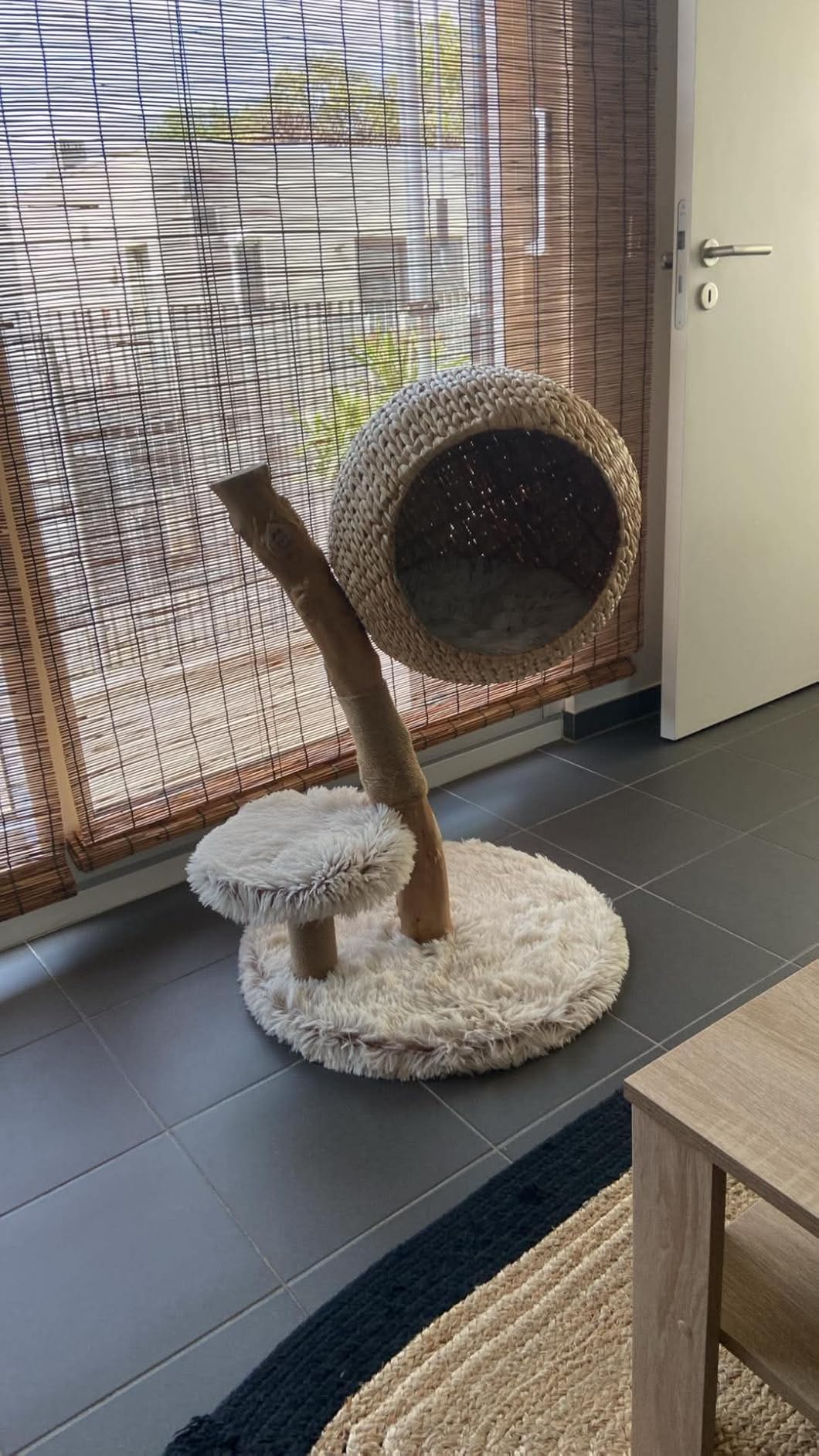 Fudajo Albero Tiragraffi Rami 83 cm Cestino Peluche