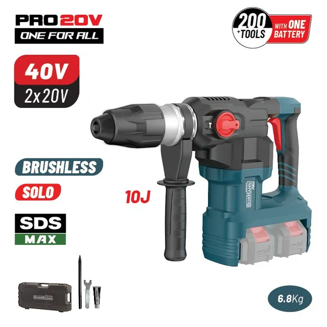 Bormann Pro BBP5370 martello SDS-Max 40V 10J
