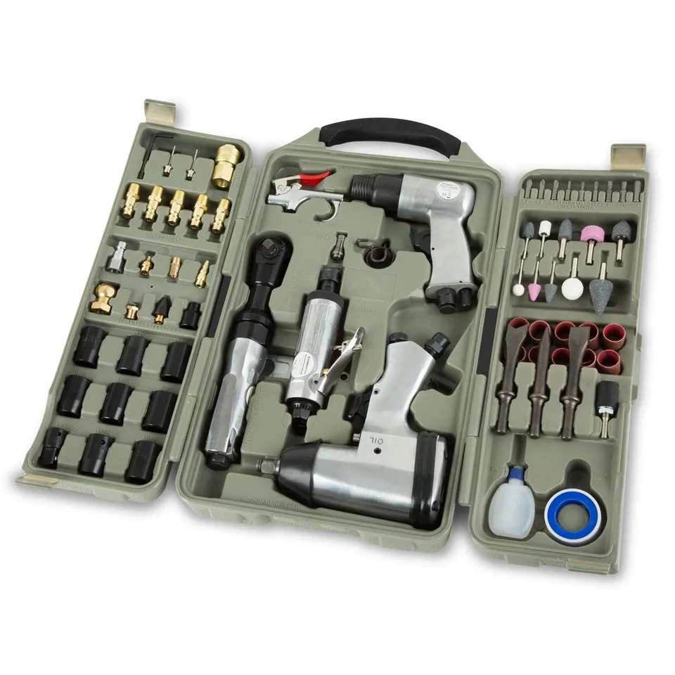 EBERTH Set Utensili Pneumatici 71 Pezzi 1/2" con Valigetta