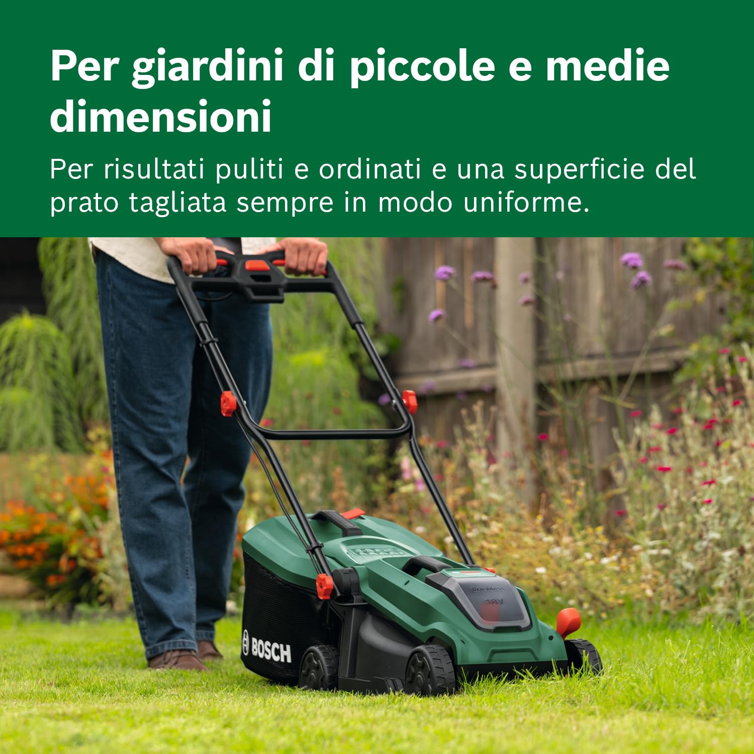 Bosch ROTAK18V-32 Rasaerba Batteria 32 cm Solo Corpo