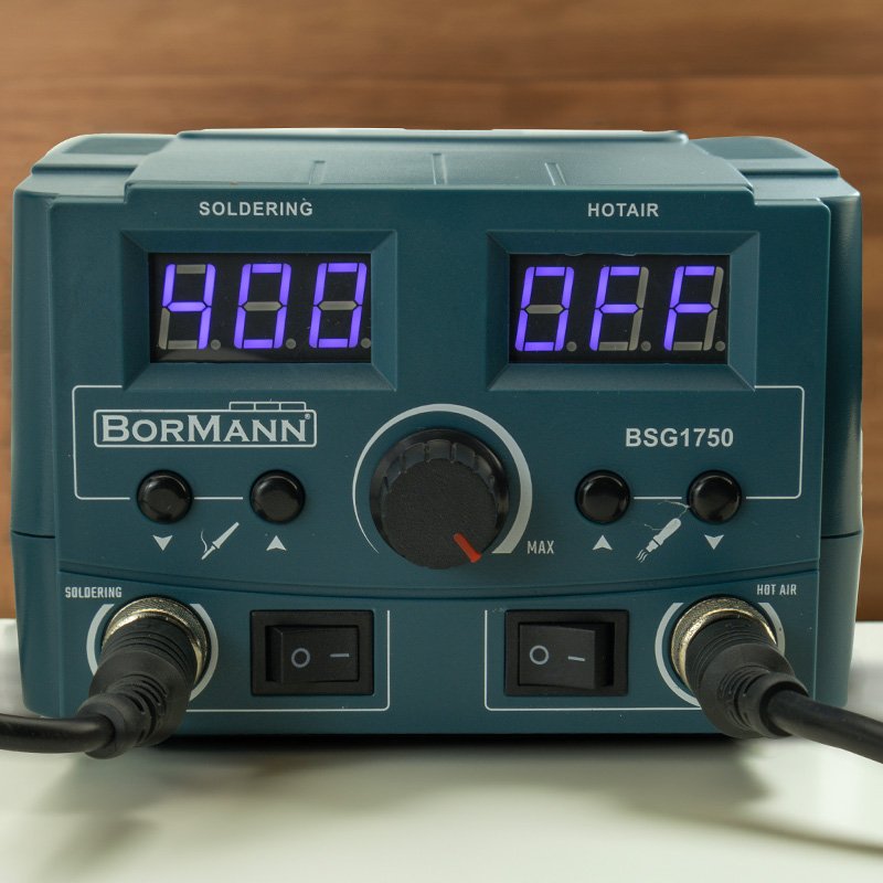 Bormann stazione saldante 2 in 1 750W 100-480°C