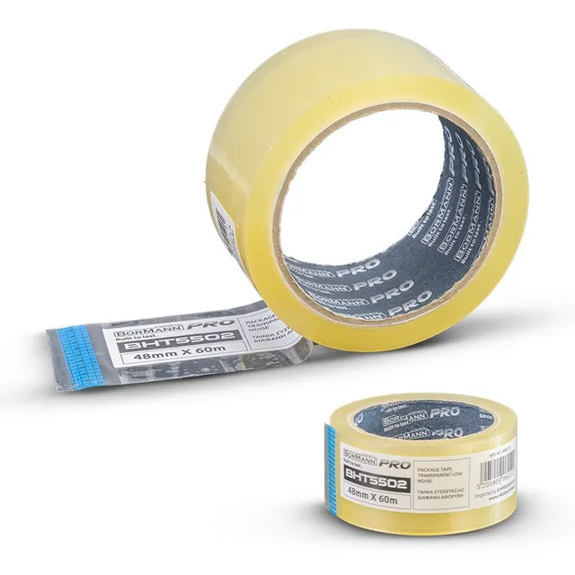 Bormann Nastro Imballaggio Trasparente 48 mm x 60 m
