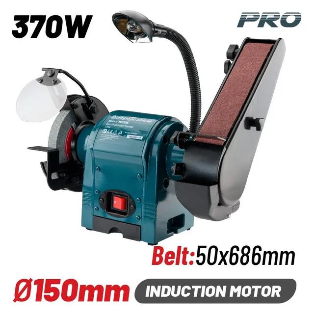 Bormann Pro BDT1535 smerigliatrice banco 370W combinata