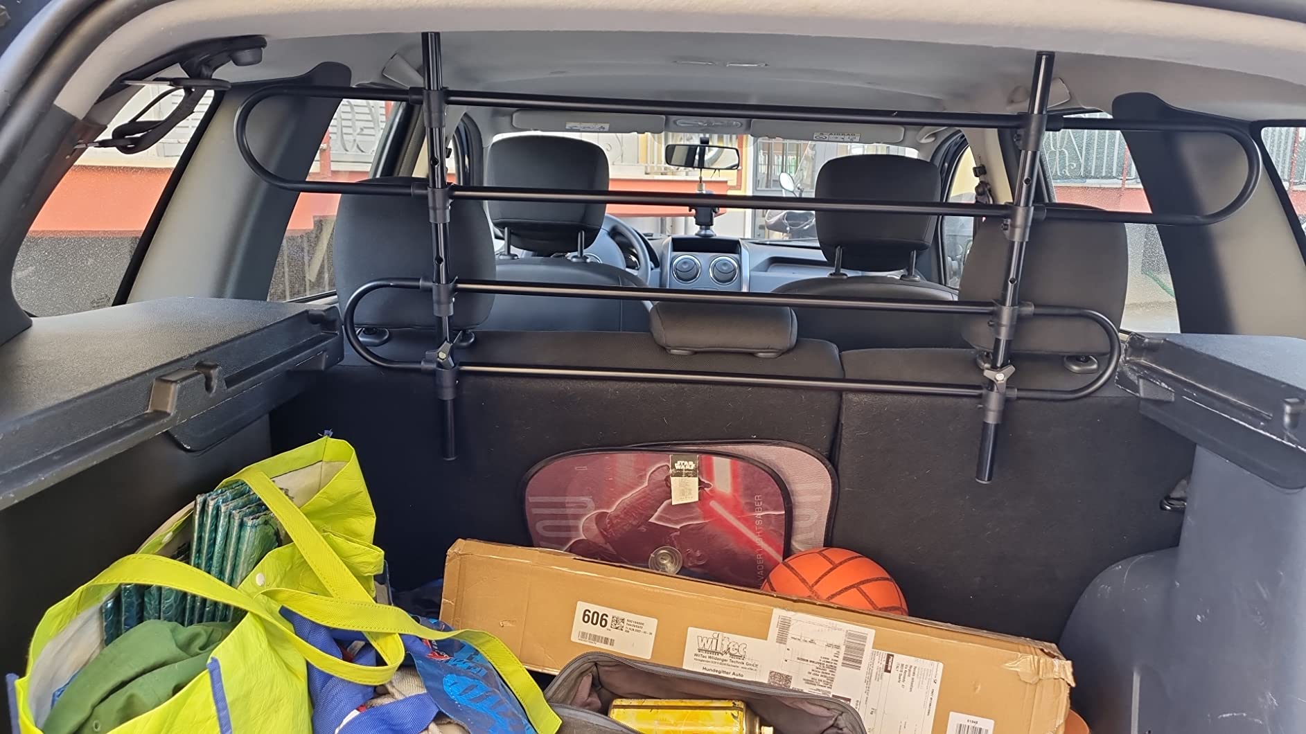 Wiltec Griglia Divisoria Auto B Regolabile in Ferro Universale