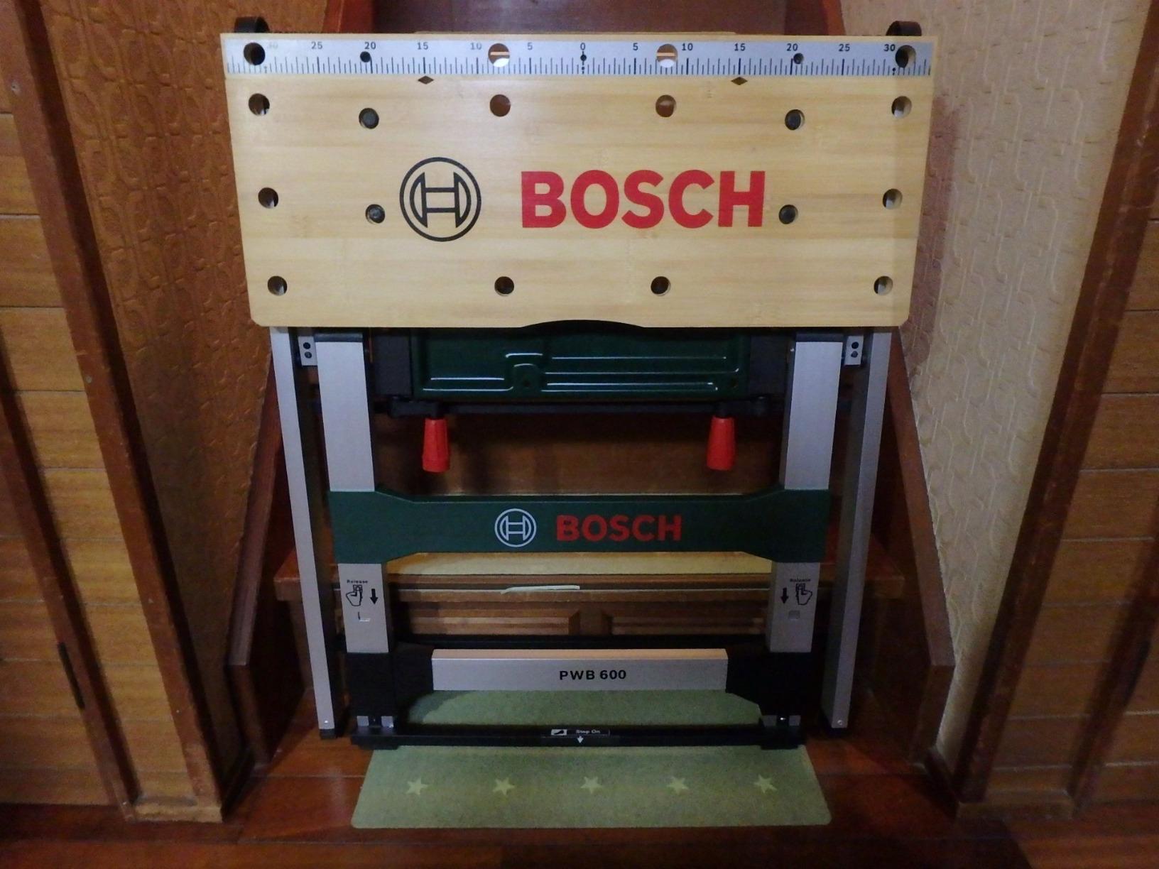 Bosch PWB 600 banco da lavoro in bambù richiudibile