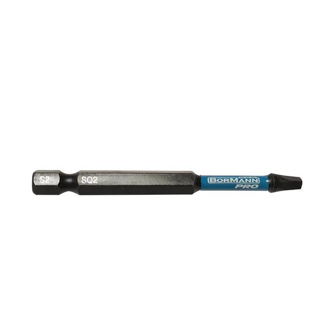 Bormann X-Pro bit impatto SQ2x75mm S2 2 pezzi