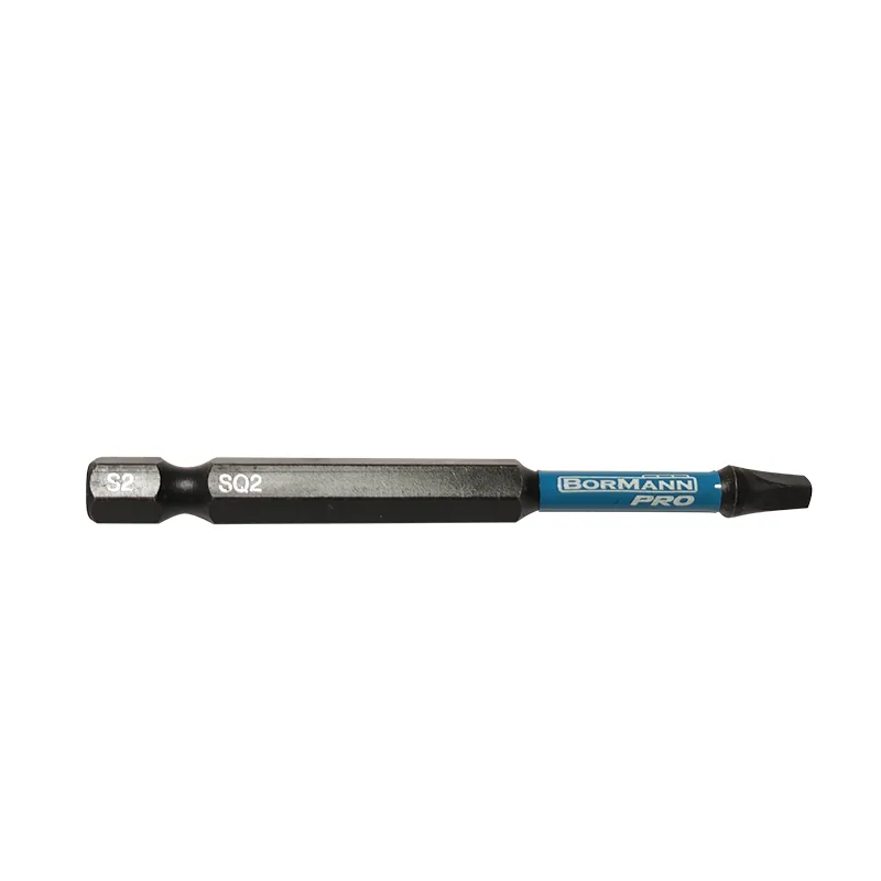Bormann X-Pro bit impatto SQ2x75mm S2 2 pezzi