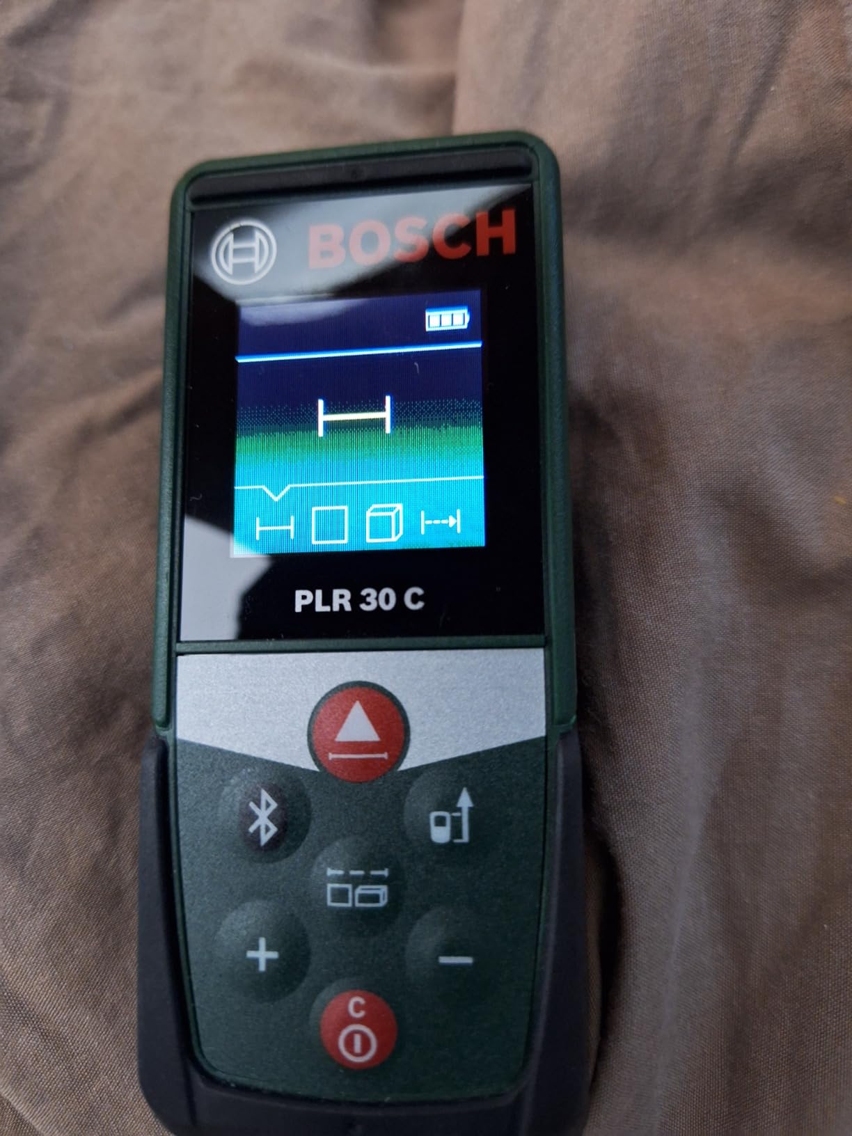 Bosch PLR 30 C distanziometro laser 30 m Bluetooth