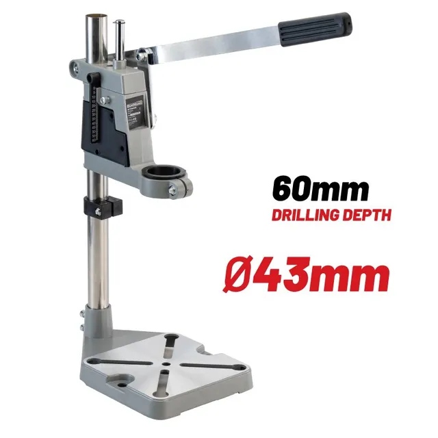 Bormann Supporto Colonna Trapano 43mm Alluminio