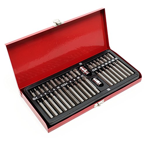 Wiltec set chiavi cricchetto e bit 40 pz multi denti