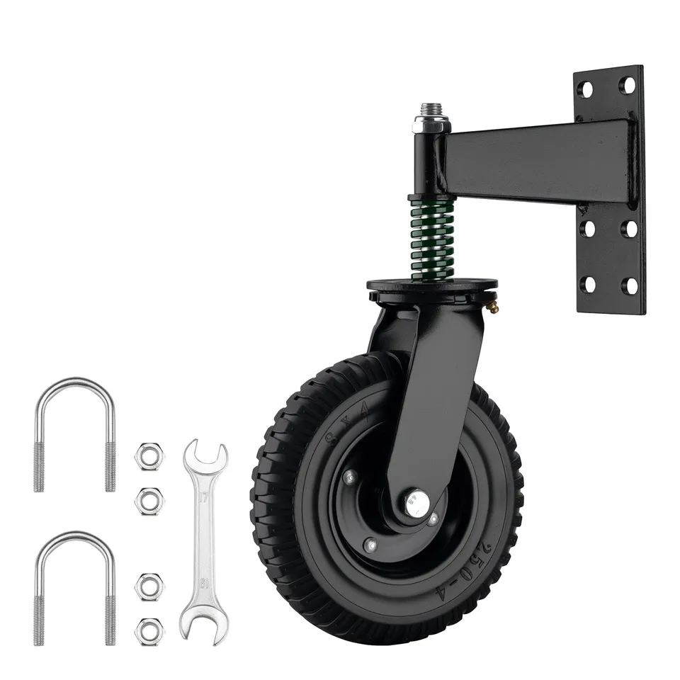 Wiltec Ruota Cancello Girevole 200mm 275kg Gomma