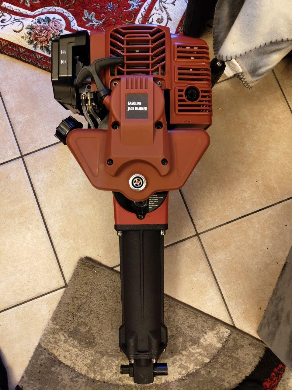 Wiltec Martello Demolitore 1500 U/min 55J a Scoppio