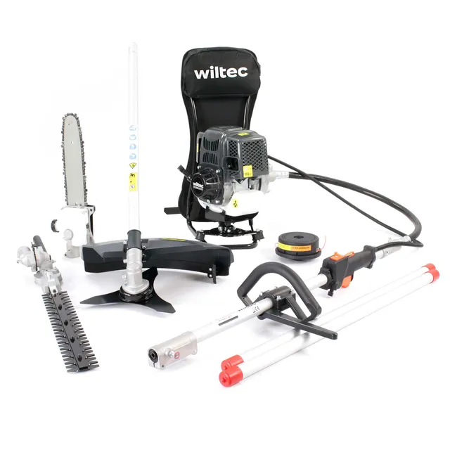Wiltec Attrezzo Multifunzione 4in1 0,9 kW Motore 4 Tempi 31cc