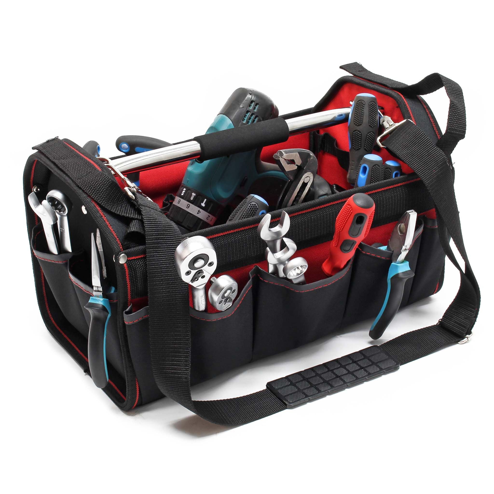 Wiltec Borsa Portautensili L Tessuto 33x18,5x25cm Poliestere