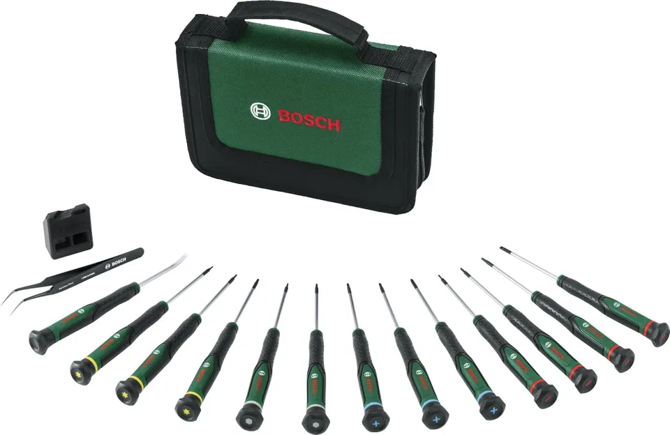 Bosch Set cacciaviti precisione 15 pezzi S2