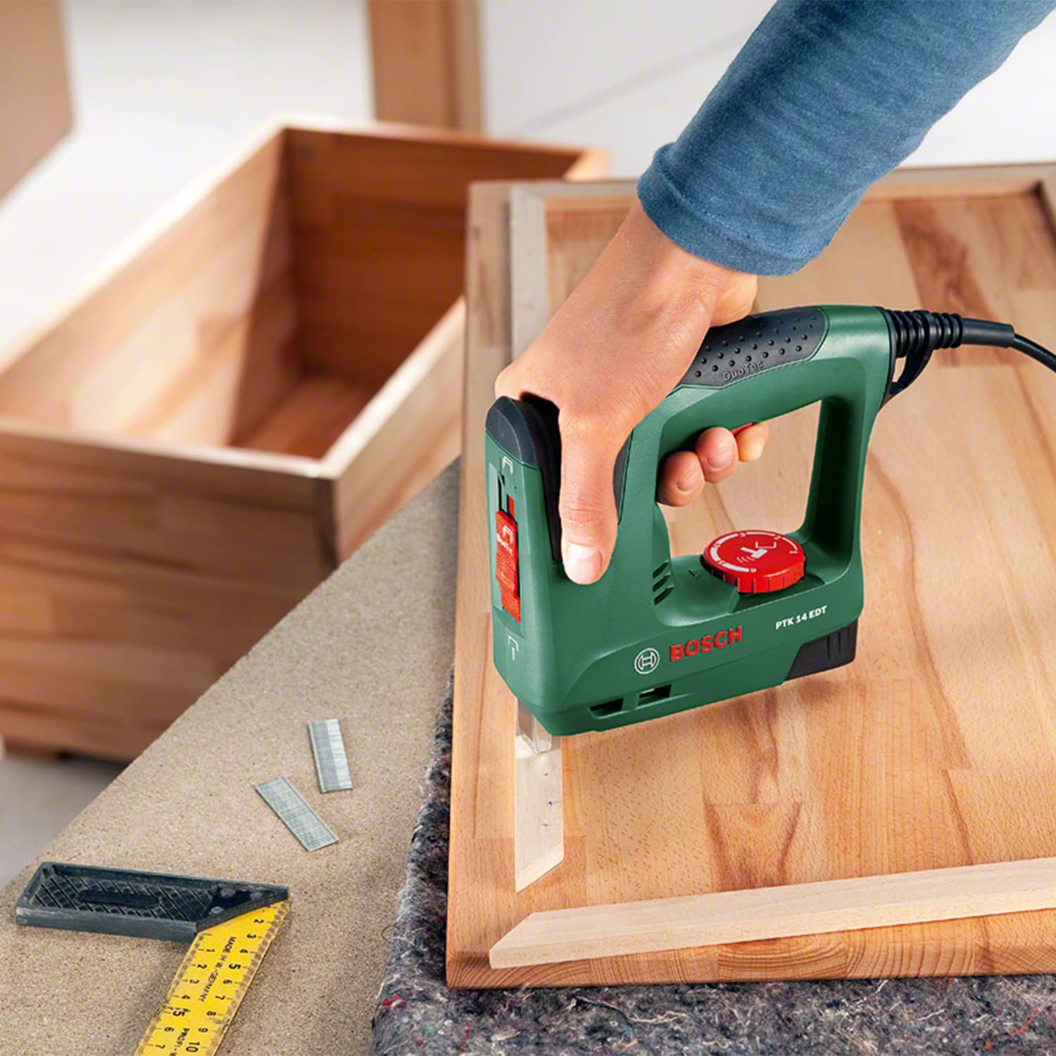 Bosch PTK 14 EDT Graffatrice Elettrica DuoTac Verde