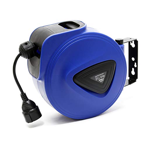 XPOtool Avvolgicavo Automatico 20 m Parete 180° 2300 W