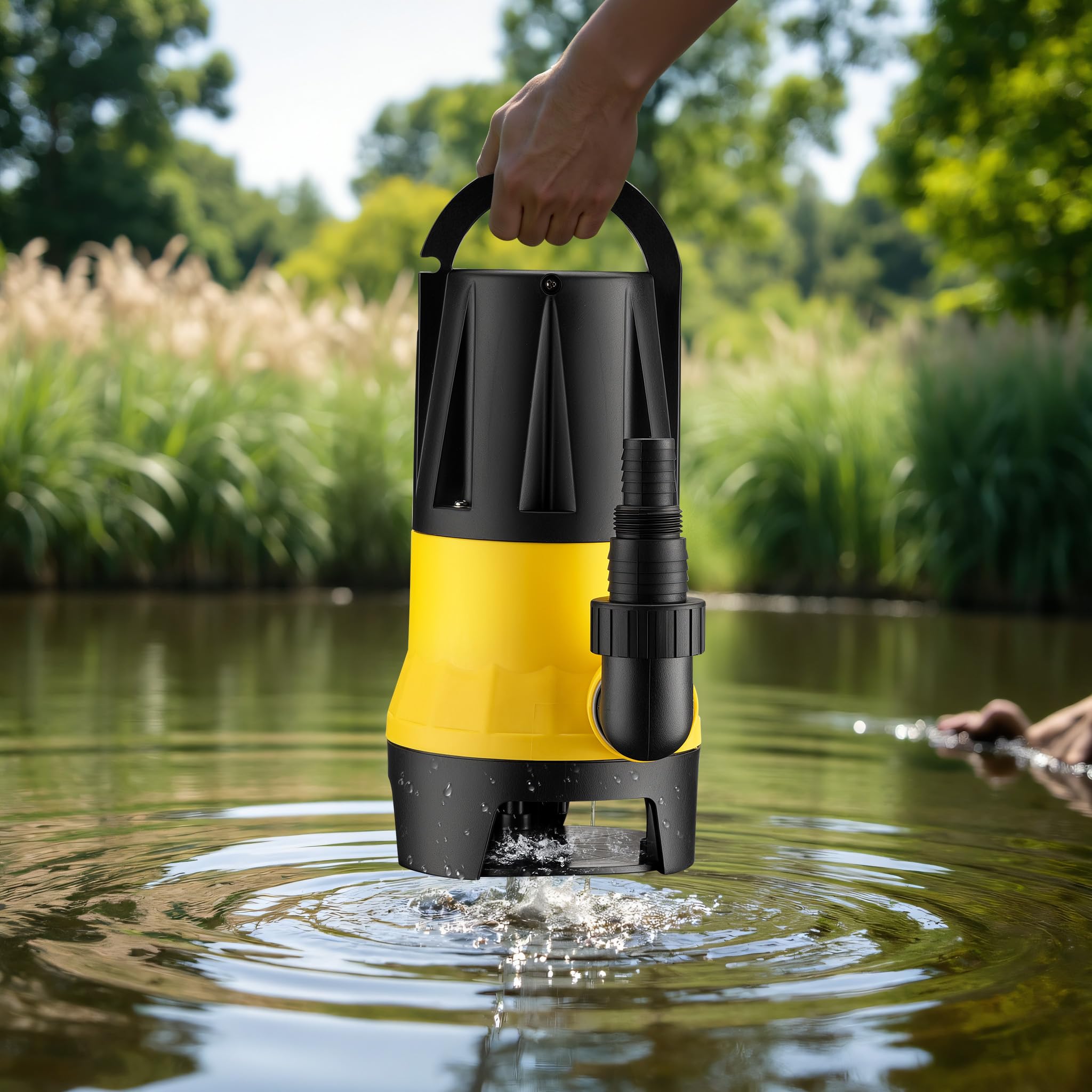 Wiltec Pompa sommersa acque reflue 400W 8500 l/h 5m