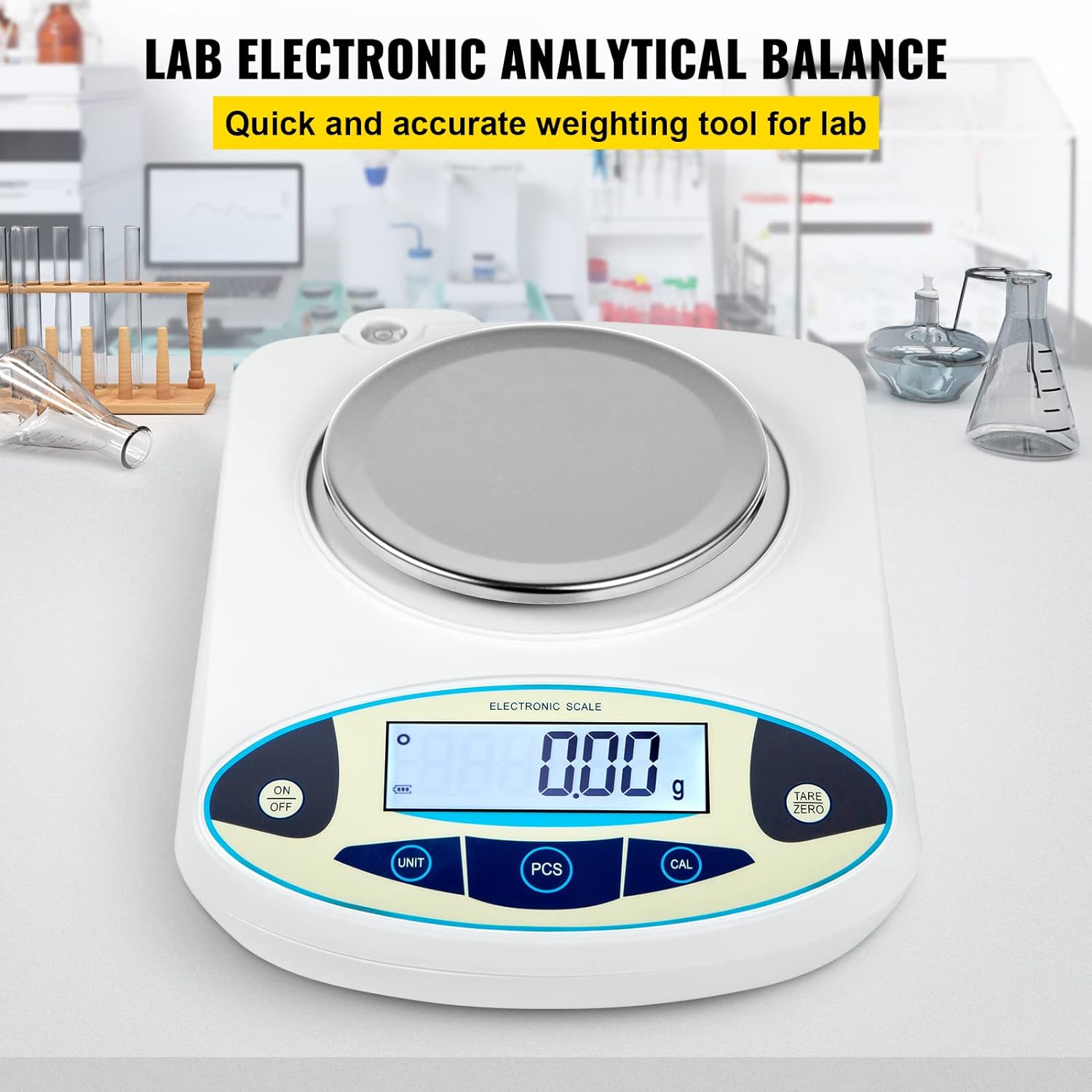Tilswall Bilancia Analitica Laboratorio Digitale 3kg 0,01g