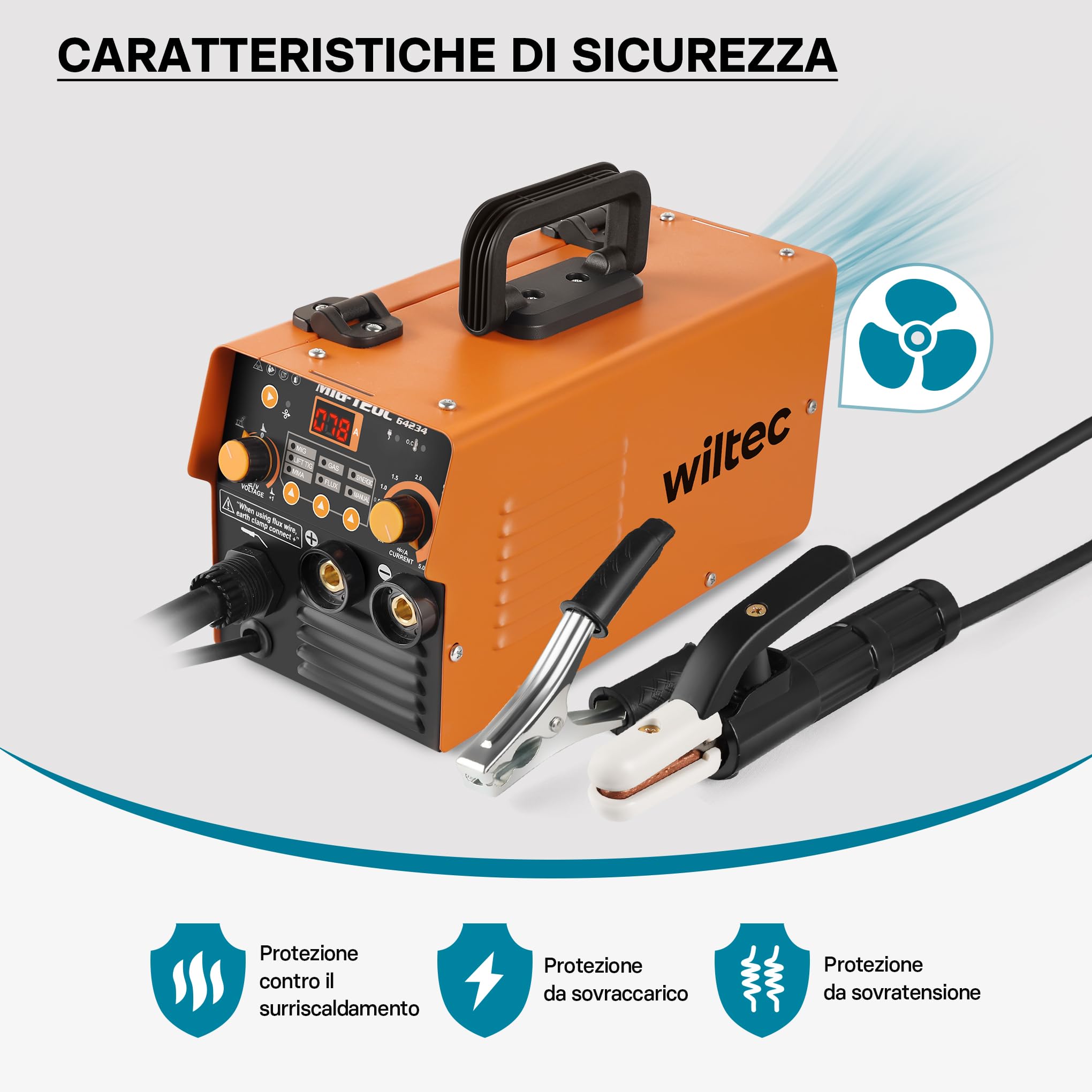 XPOtool MIG-120 saldatrice inverter 120A MIG MMA