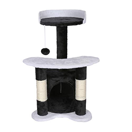 Wiltec Tiragraffi 65 cm Nero Bianco Nicchia Piattaforma