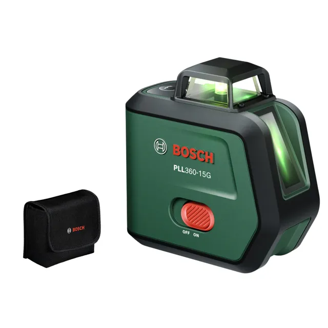 Bosch PLL360-15G livella laser linee verdi 360° batteria USB-C