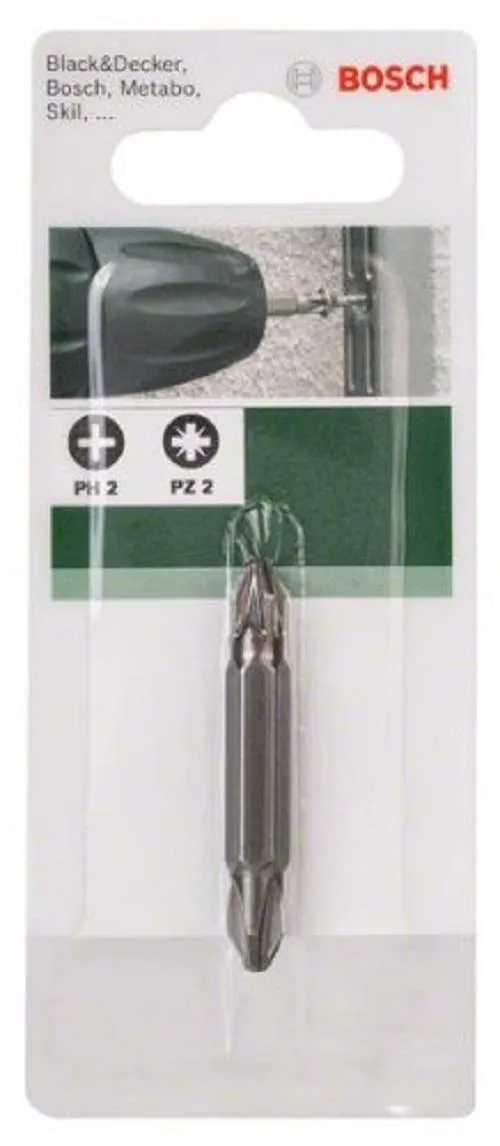 Bosch punta doppia PH2-PZ2 45mm standard per trapano avvitatore