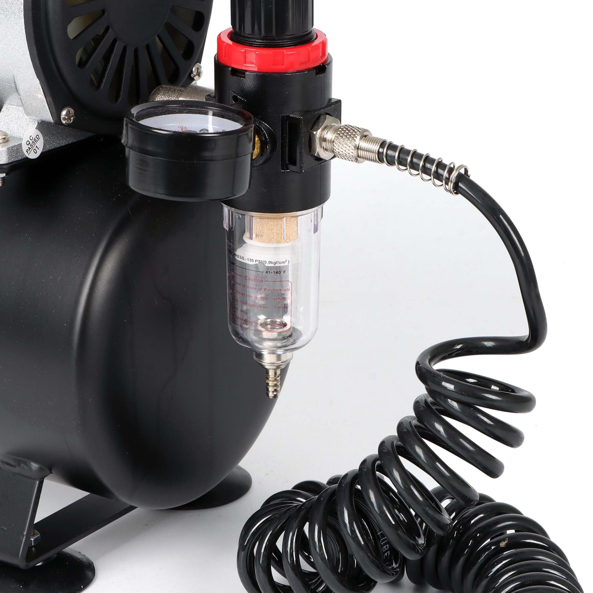 Wiltec tubo spirale aerografo 3 m plastica 1/8"