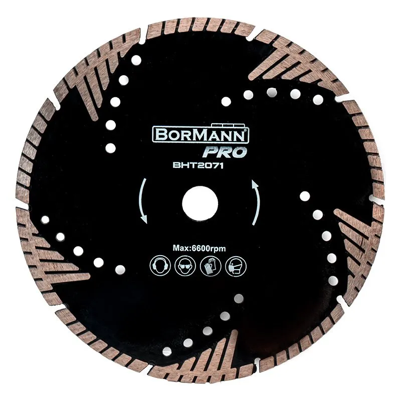 Bormann disco diamantato turbo 125 mm cemento granito