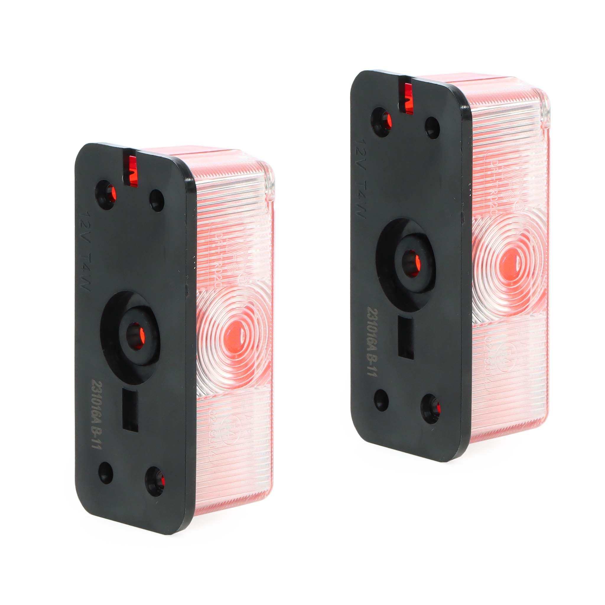 Wiltec Luci Posizione Fanali Ingombro Rimorchio Set 2