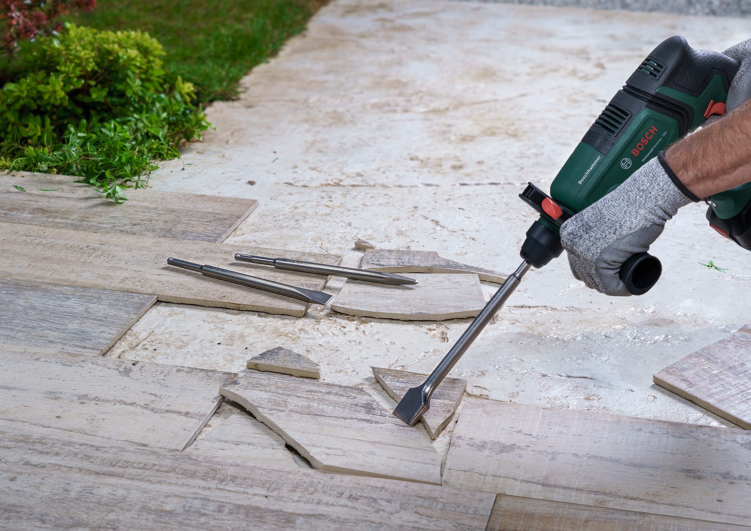Bosch Set Scalpelli SDS Plus 3 Pezzi Calcestruzzo