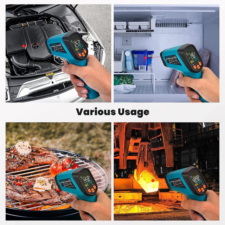 Tilswall Termometro Infrarossi -50~600°C Sonda Carne