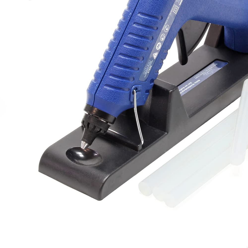 Wiltec Set Pistola Colla a Caldo 35-80 W Valigetta 6 Cartucce