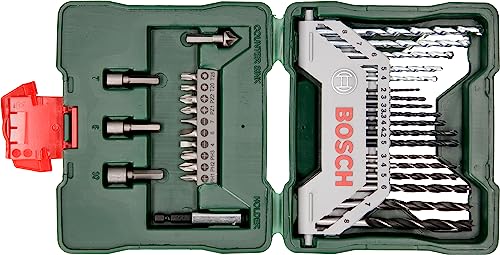 Bosch X-Line Set punte e bit 33 pezzi metallo legno muro