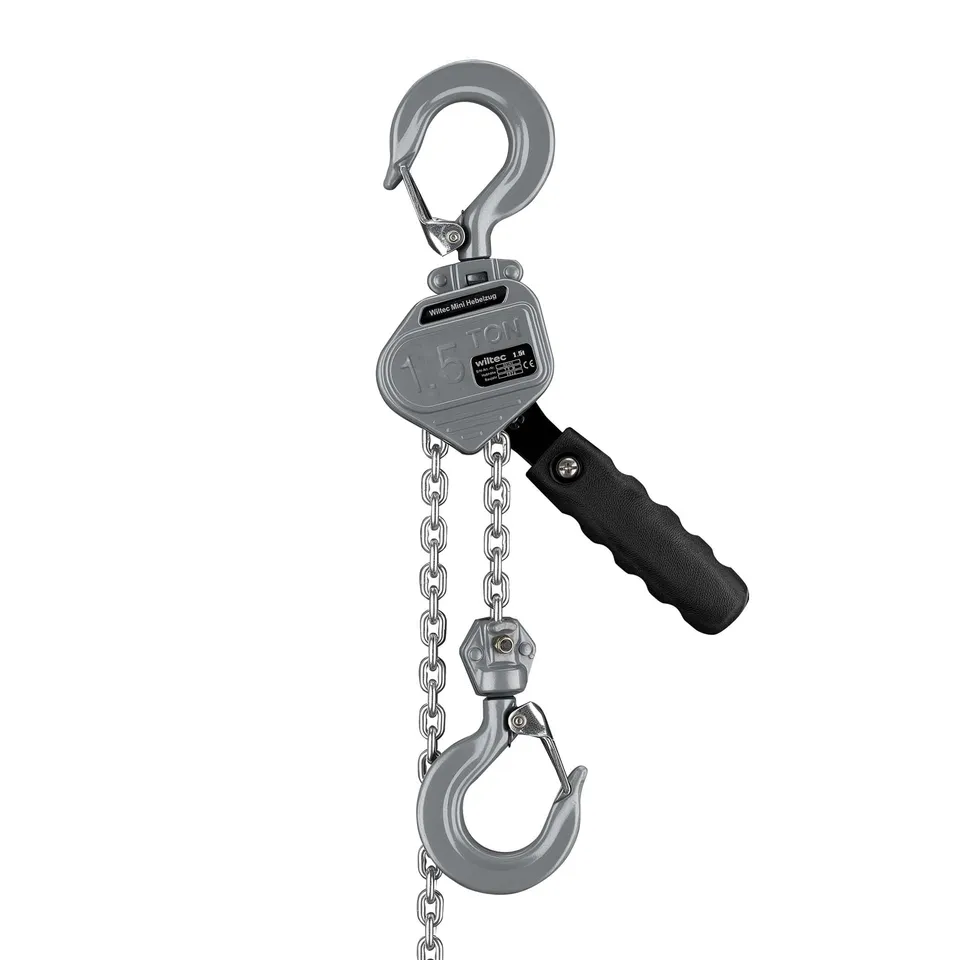 Wiltec VM1.5 paranco a catena manuale 1,5 t 1,5 m alluminio