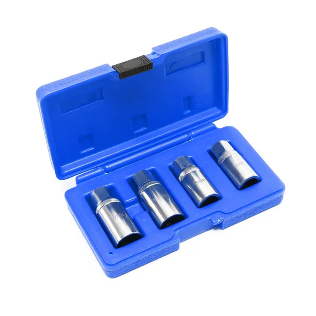 Wiltec Estrattori Viti Prigioniere Set 4 Pezzi 6-12 mm Cr-V