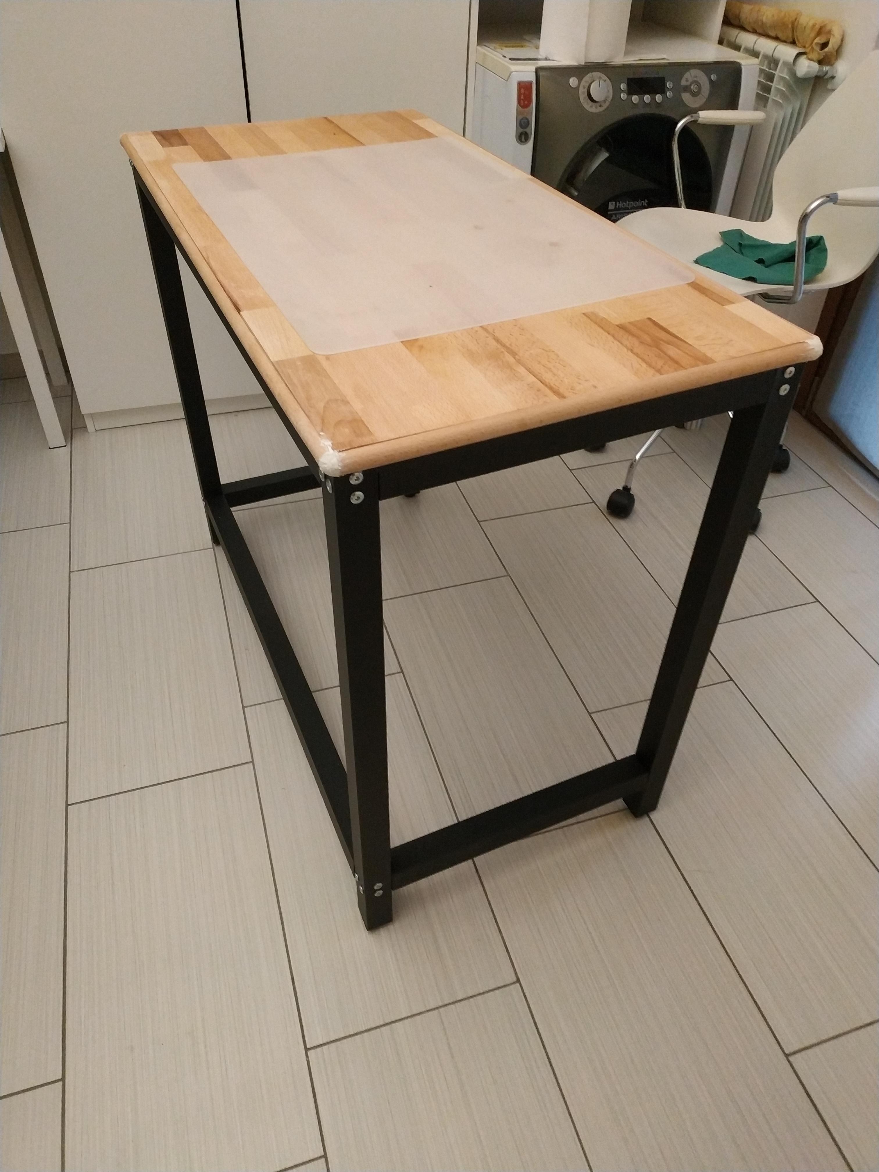 Wiltec Telaio Banco Lavoro Acciaio 150x50x80 cm