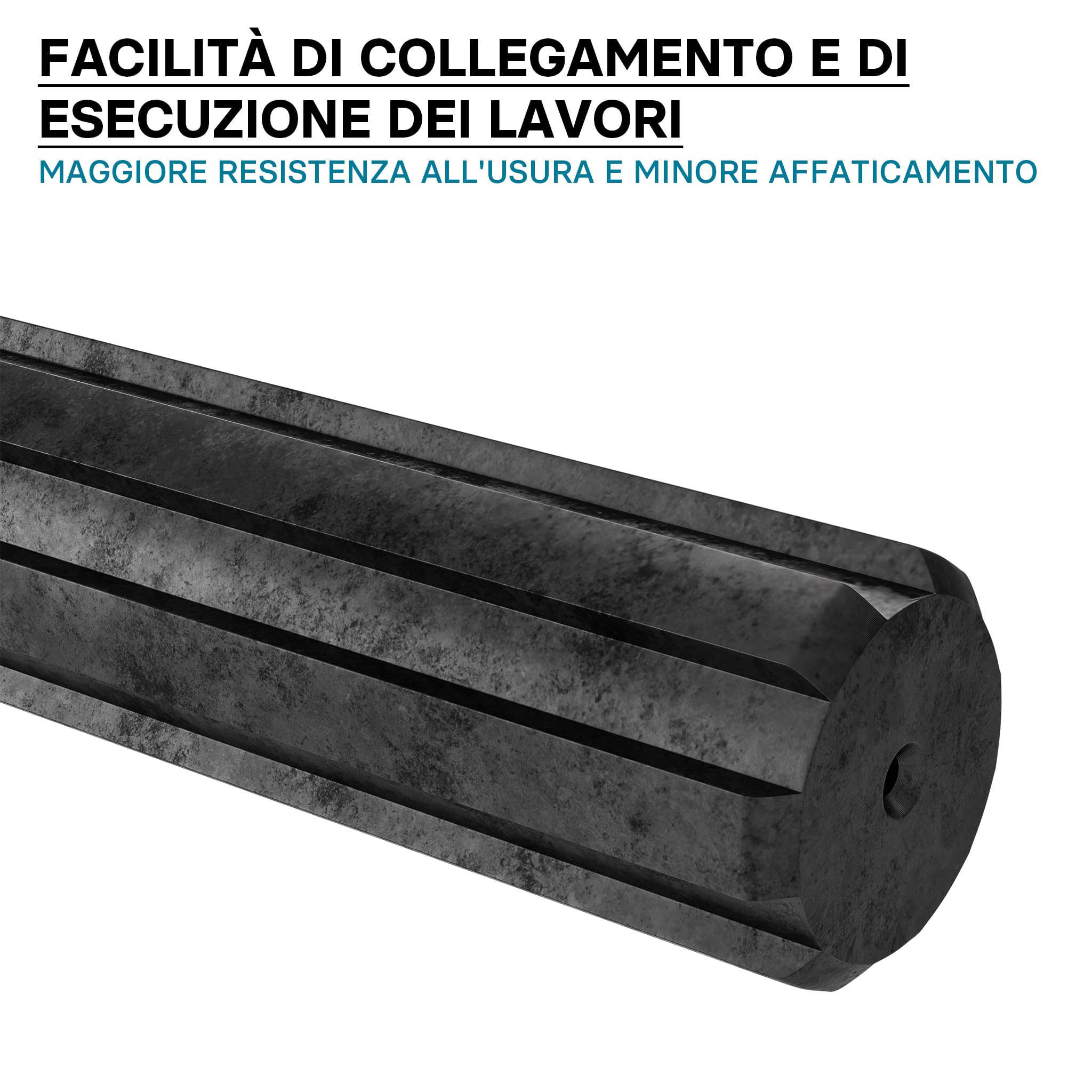 Wiltec Profilo Scanalato BT 300mm 1 3/8" 6 Denti