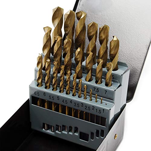 Wiltec HSS set 25 punte elicoidali 1-13 mm per metallo