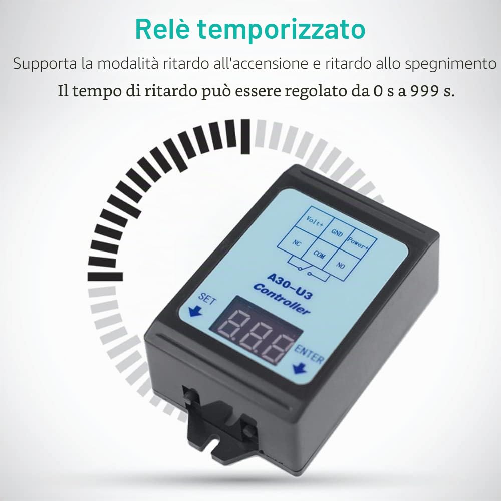 Weytoll P-1 P-4 Relè Monitoraggio Tensione CC 6-80V 30A