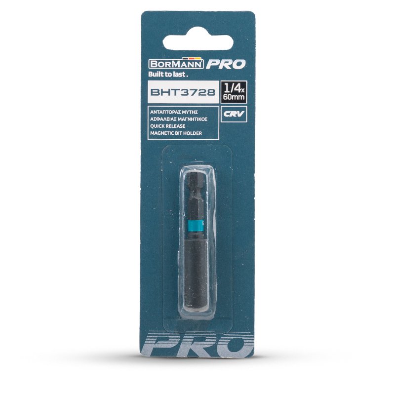 Bormann portainserti magnetico 1/4x60mm CrV a impulsi