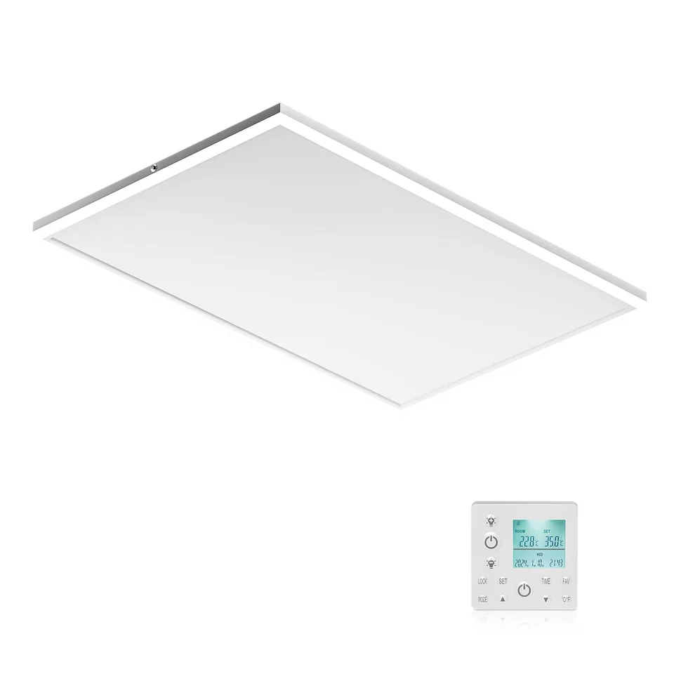 Wiltec Pannello Riscaldante Soffitto Infrarossi 370W 370 Watt LED