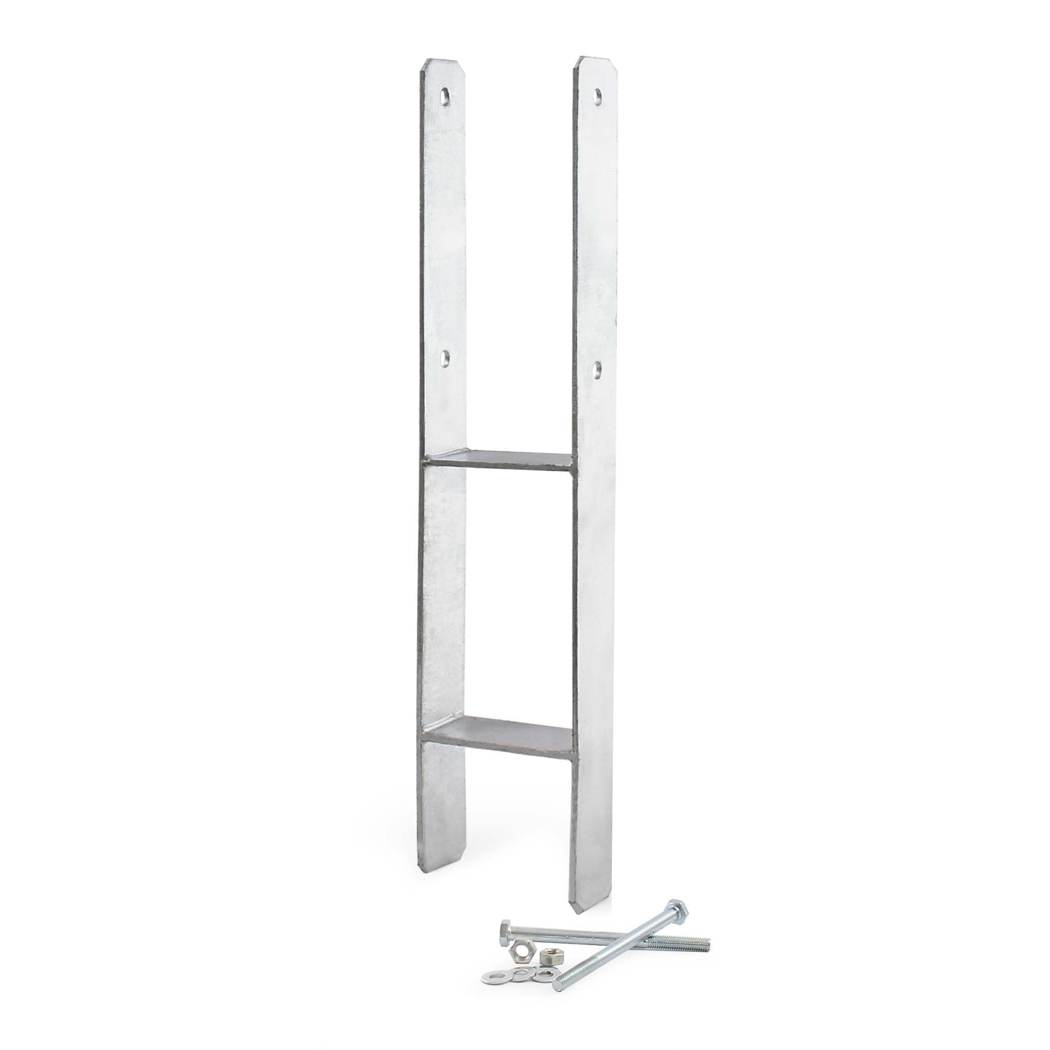 Wiltec XPOtool Supporto Palo H 91x600 mm Zincato a Caldo