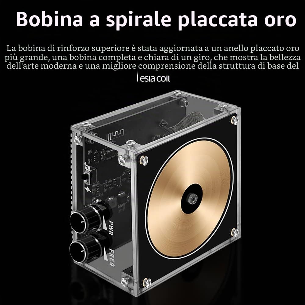 Weytoll Bobina di Tesla BT M18 Arco 10 cm Musicale