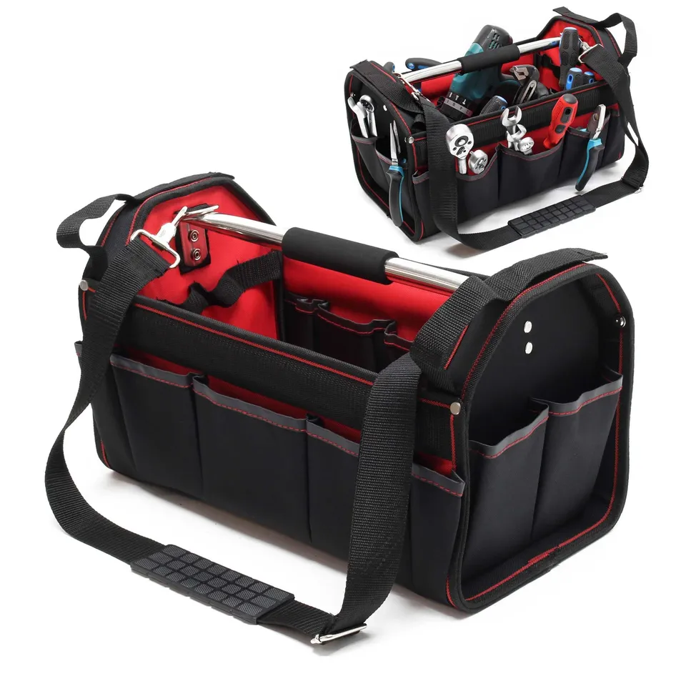 Wiltec Borsa Portautensili L Tessuto 33x18,5x25cm Poliestere