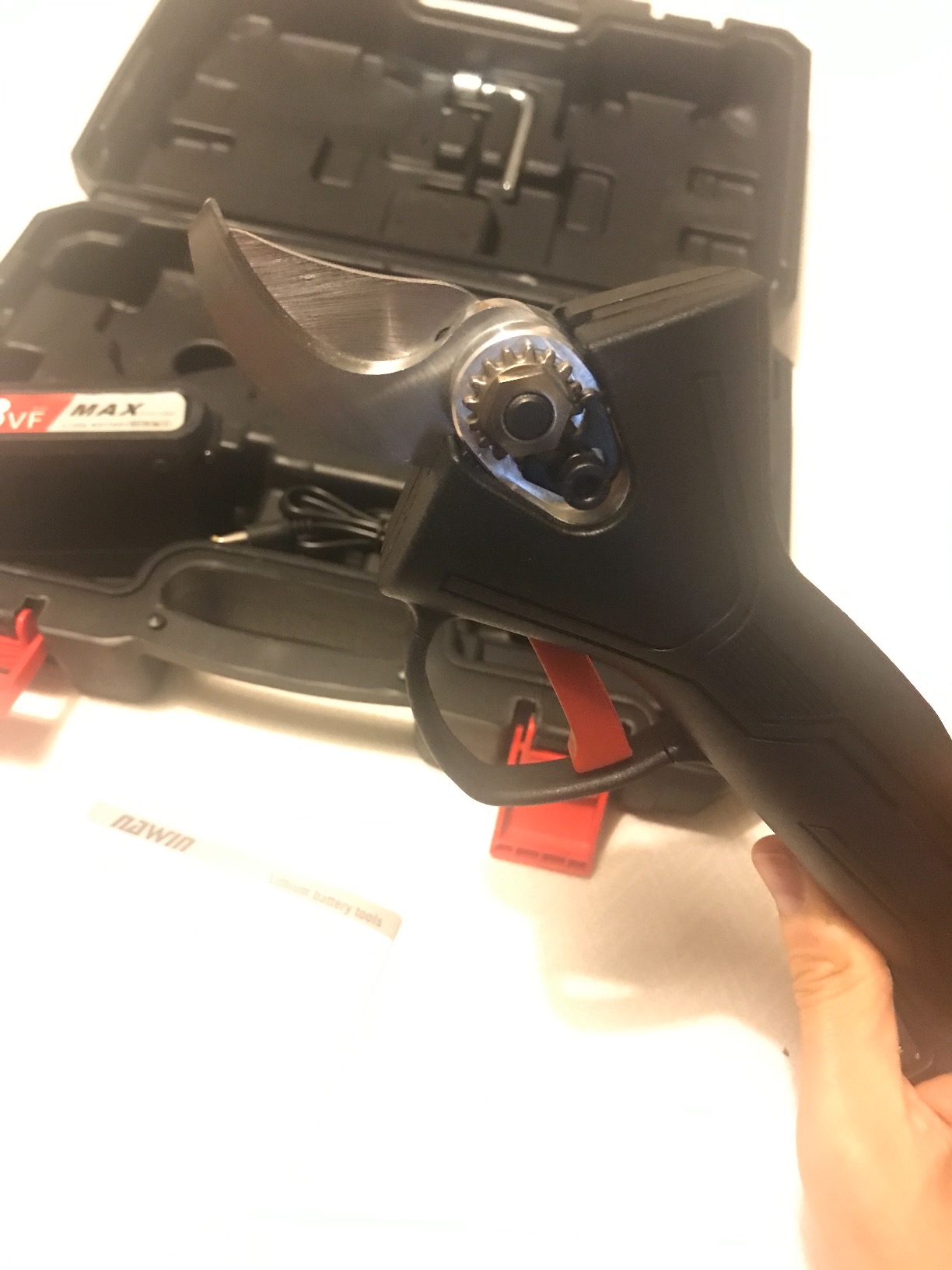 Weytoll forbici potatura elettriche 21V 30 mm 2 batterie brushless