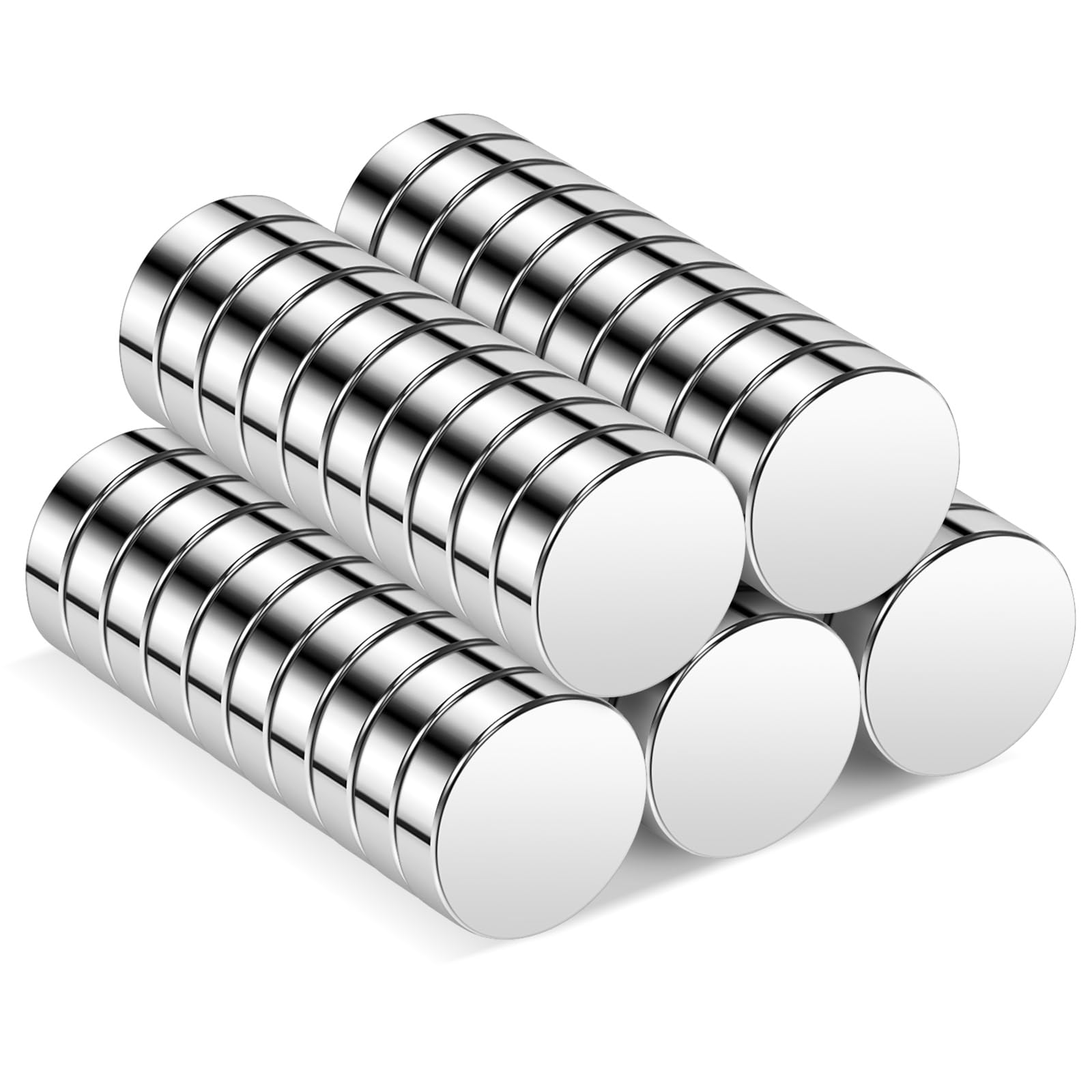 Wzone Magneti Neodimio 6x3mm 80 Pezzi forti